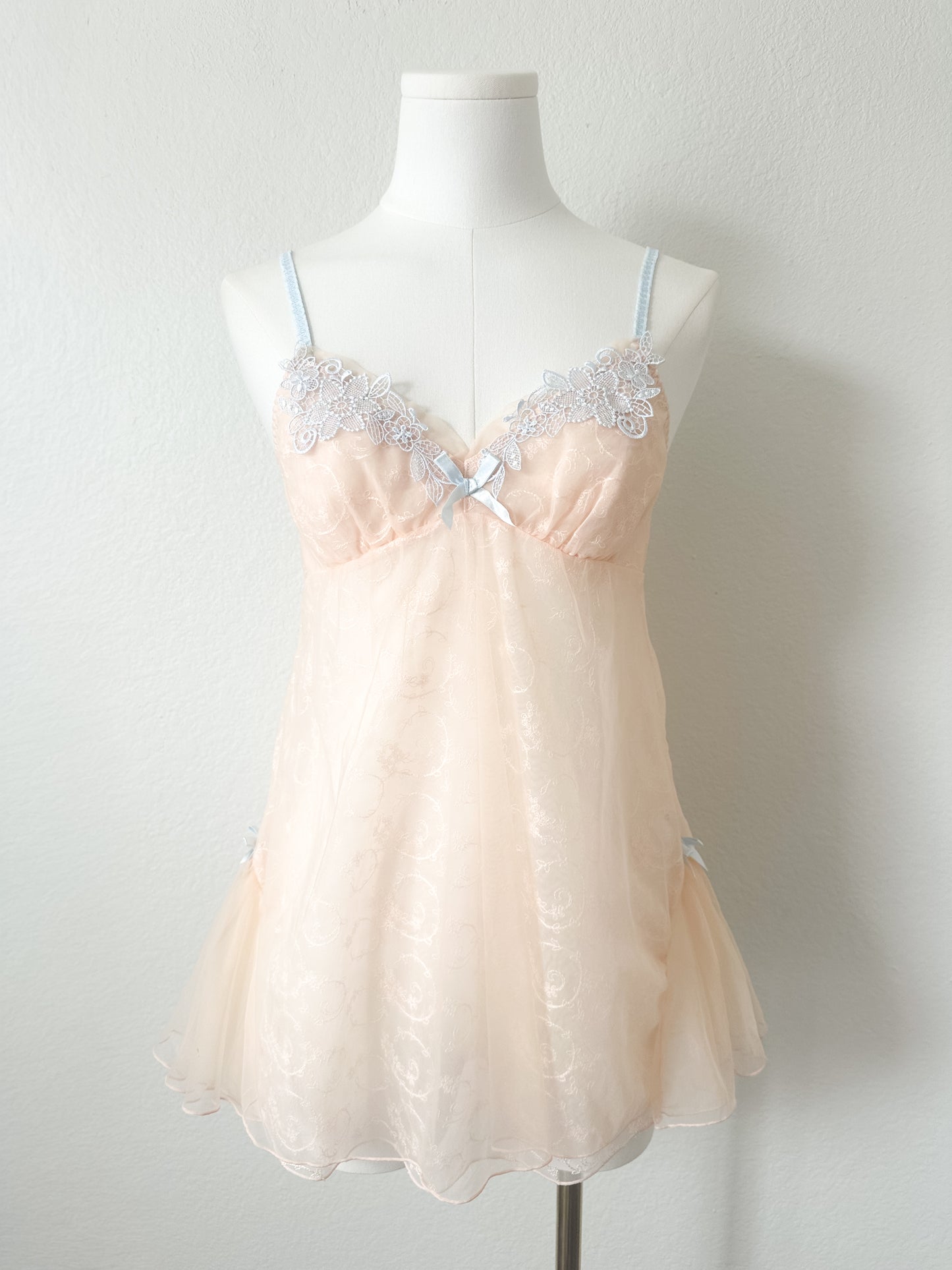 Peach Moonlit Bloom Babydoll