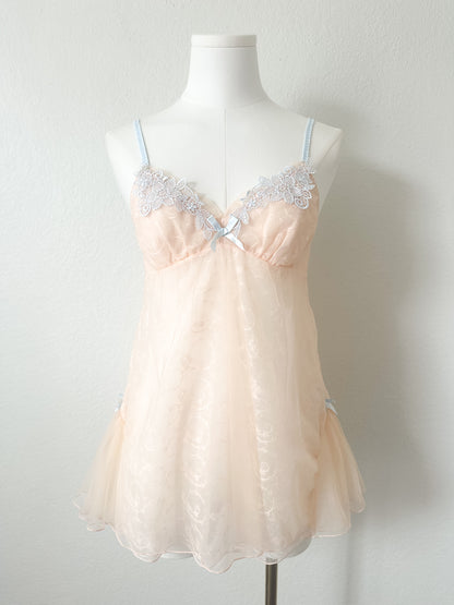 Peach Moonlit Bloom Babydoll