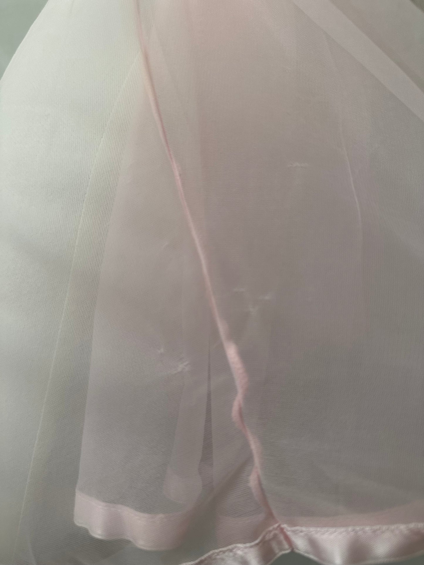 Vintage Blush Swan Feather Babydoll