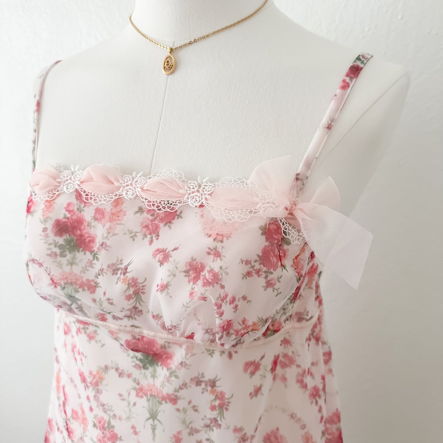 Floral Mist Babydoll camisole