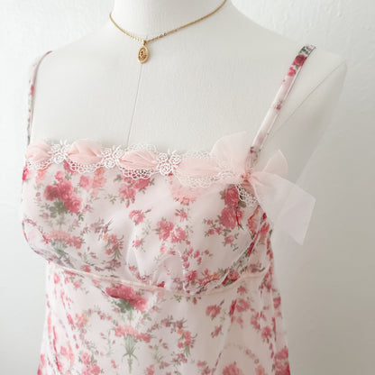 Floral Mist Babydoll camisole