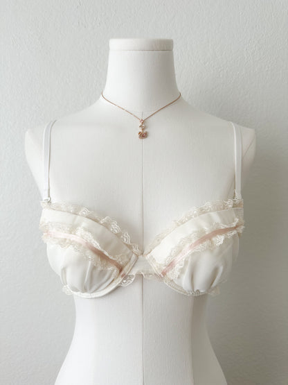 Blush Ruffles Bra 34A