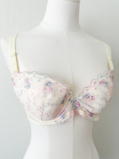 Butter Cream Soft Bra Set 36A