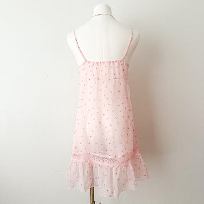 Sheer Rosebud Fairy Slip