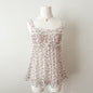 Ribbon mesh Babydoll Cami