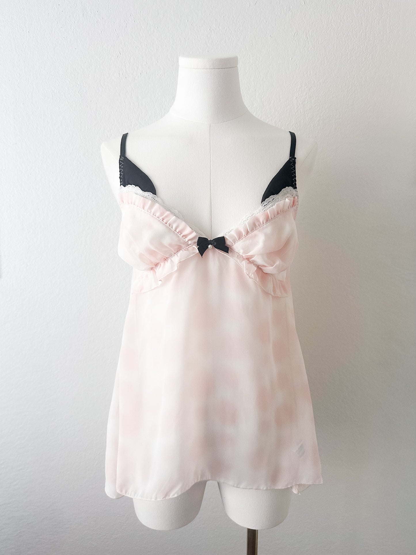 Soft Blush Ruffle Camisole