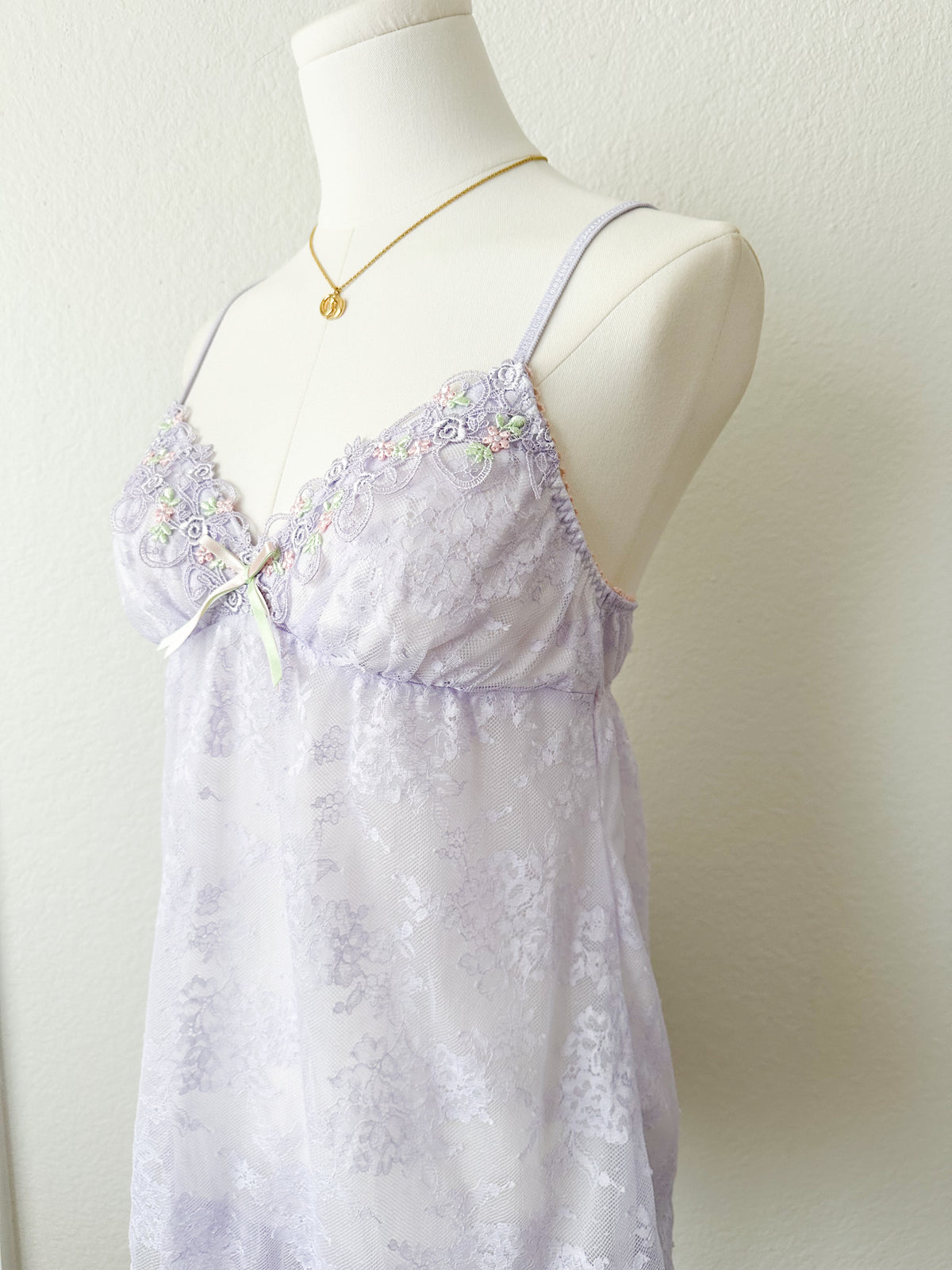 Lavender Fairy Lace Babydoll Set