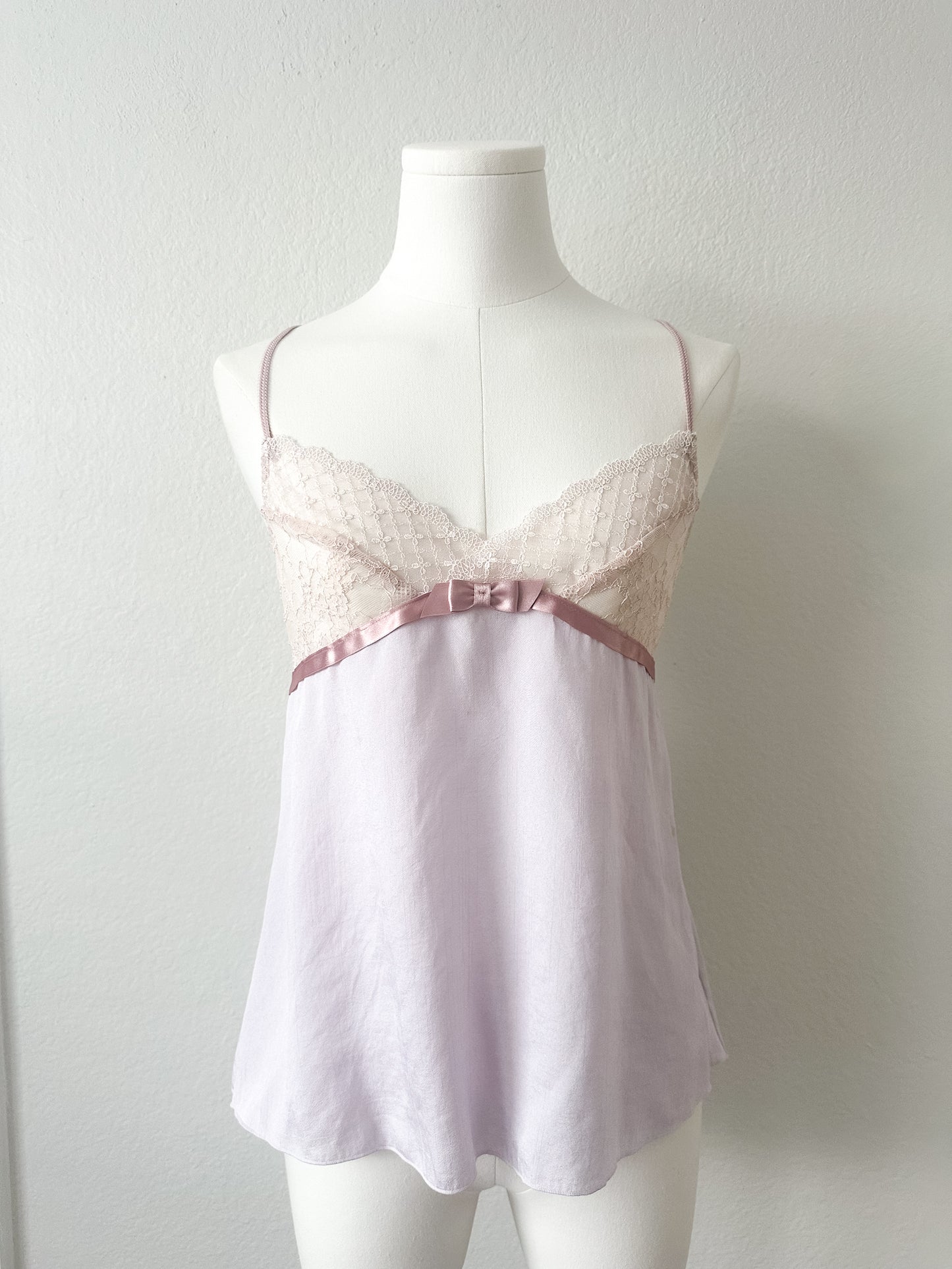 Mauve Mist Ribbon Camisole