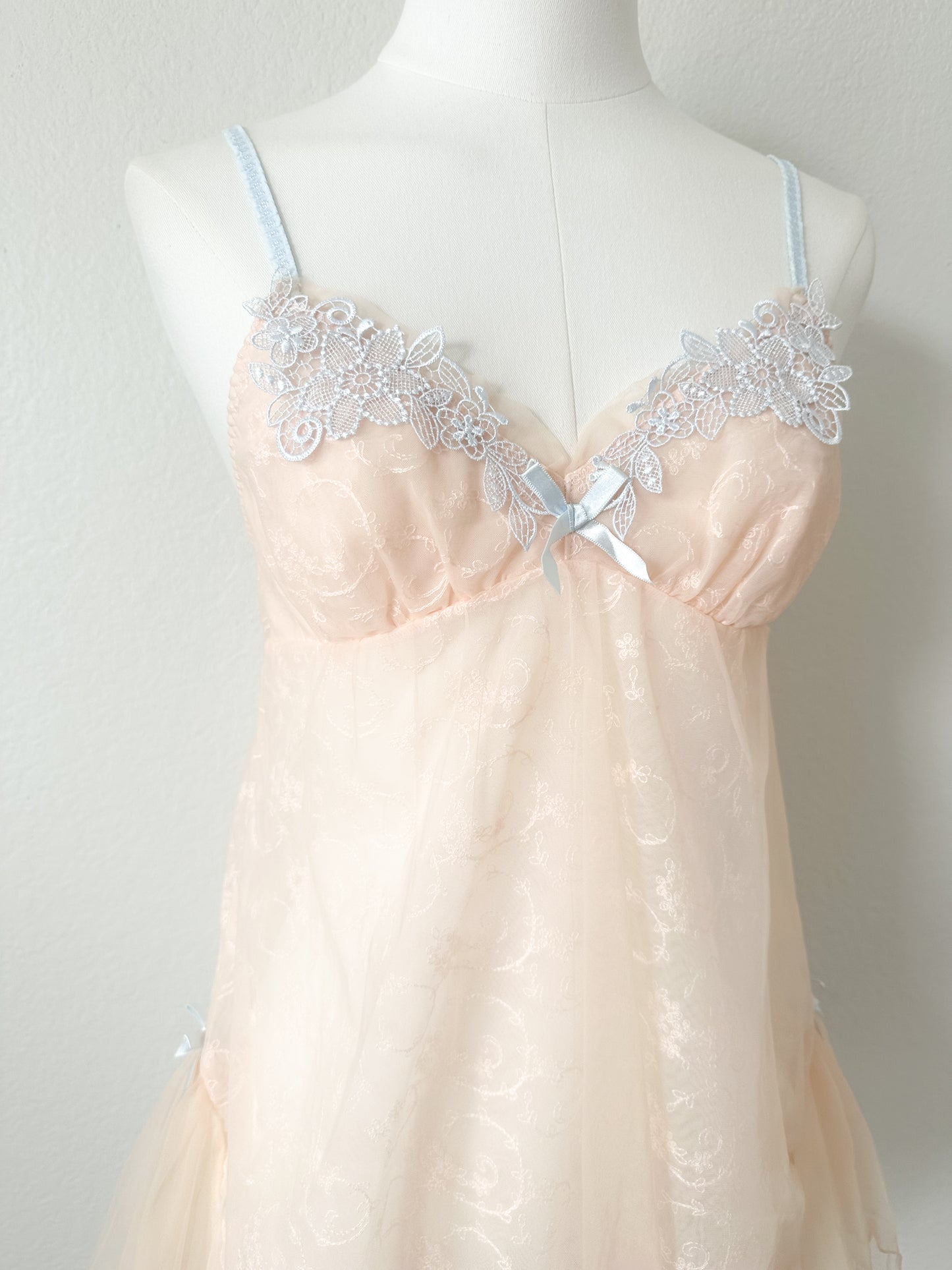 Peach Moonlit Bloom Babydoll