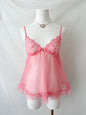 Rosy Tulle Babydoll Camisole