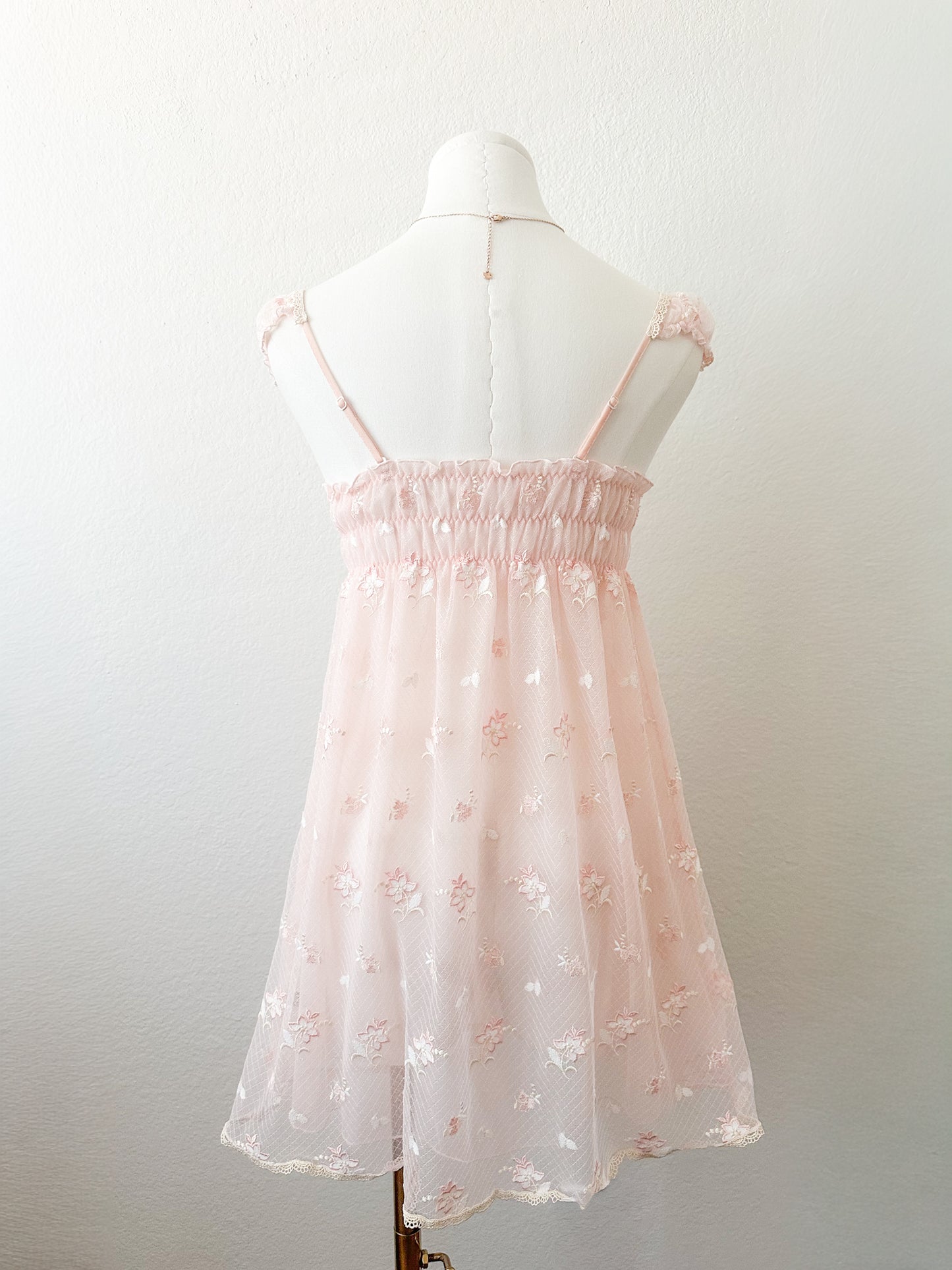 Fairy Petal Embroidery Slipdress