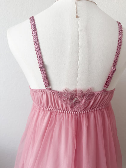 Lace Bloom Babydoll Slipdress