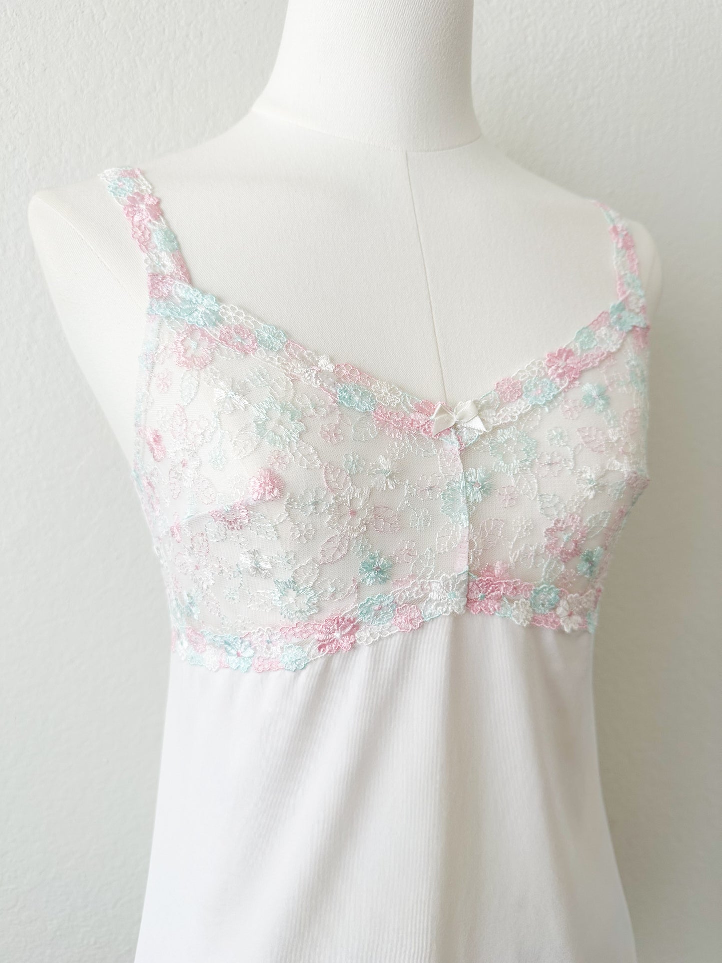 Pastel Mist Embroidery Camisole