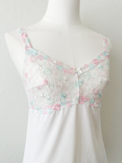 Pastel Mist Embroidery Camisole