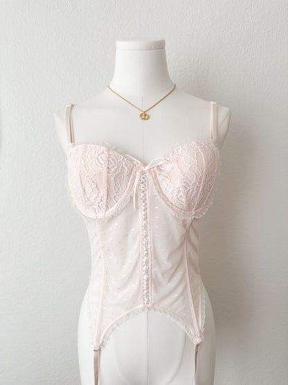 Delicates Blush Lace Corset