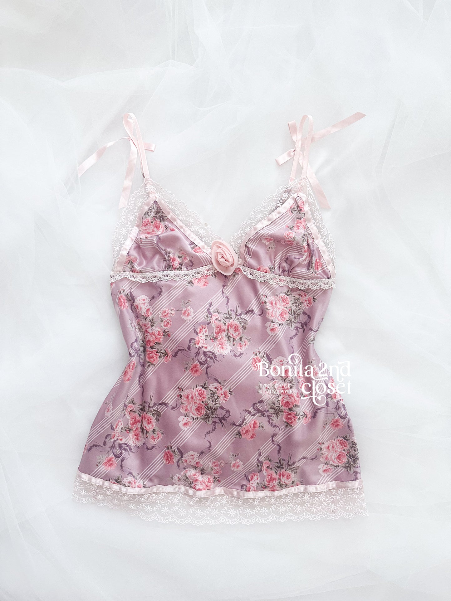 Antique Satin Rosemilk Camisole