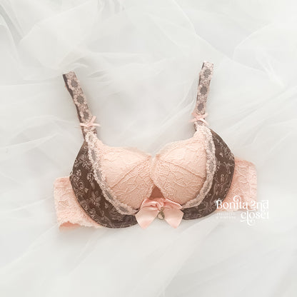 Dusky Rosé Lace Bra 32A
