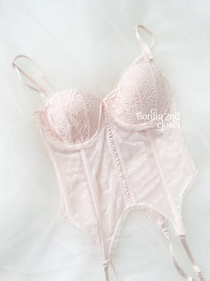 Delicates Blush Lace Corset
