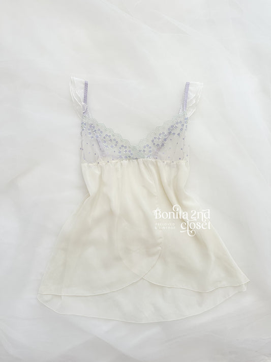 Sheer Lilac Petal Camisole