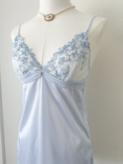 Blue Frost Lace Slipdress