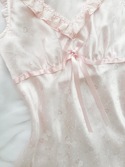 Sweetheart Ribbon Satin Slip