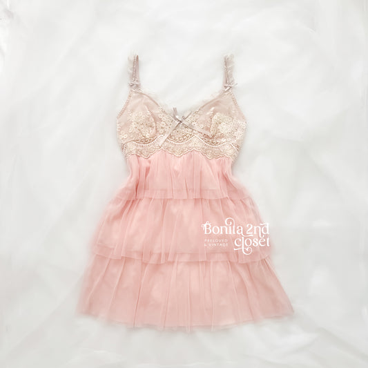 Chiffon Petal Pleat Slip