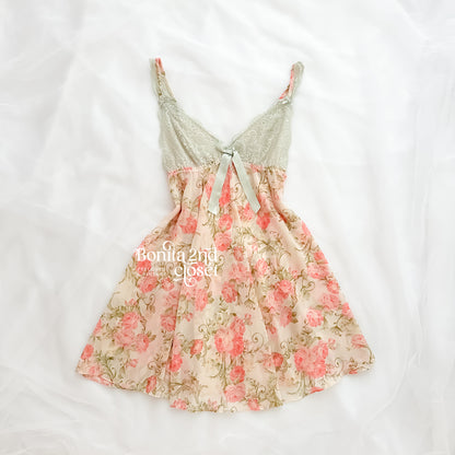 Spring Poem Lace Babydoll Slip