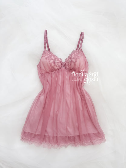 Lace Bloom Babydoll Slipdress