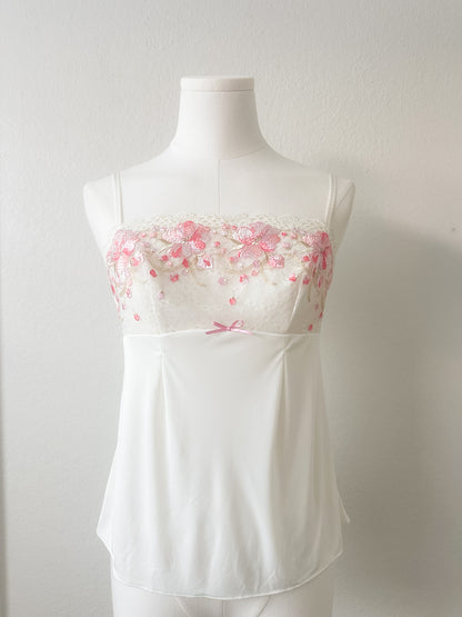 Pink Flower Blossom Camisole