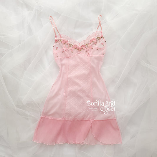 Sheer Rosebud Blooming Slip