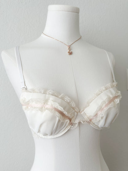 Blush Ruffles Bra 34A