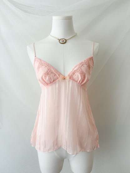 Blush Stripe Babydoll Camisole