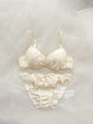 Creamy Lace Bra Set