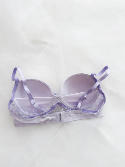 Kuromi Lilad Gingham Bra Set