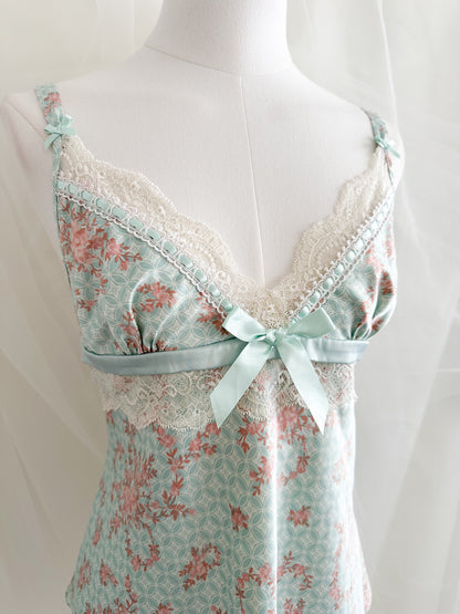 Vintage Porcelain Rose Camisole