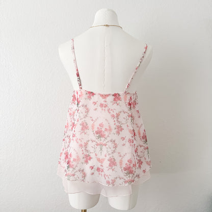 Floral Mist Babydoll camisole