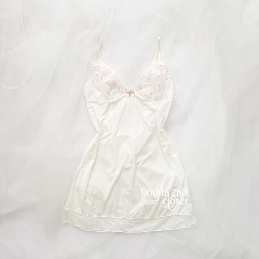 Blush Bloom Lace Slipdress