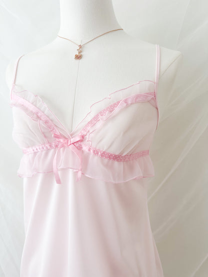 Pink Polkadot Slipdress