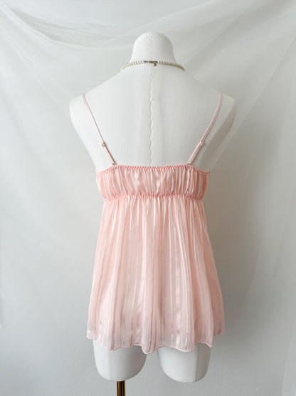 Blush Stripe Babydoll Camisole