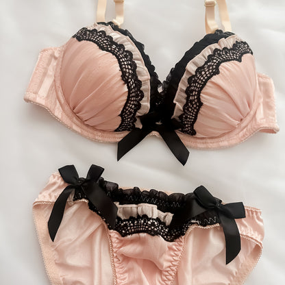 Midnight Late Bloom Bra Set 32A