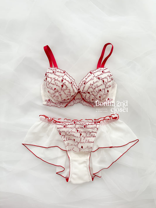 Love Letter Bra Set