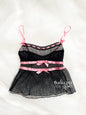 Rare Betsey Johnson Ribbon Camisole