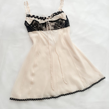 VS Silk Cream Babydoll Slip