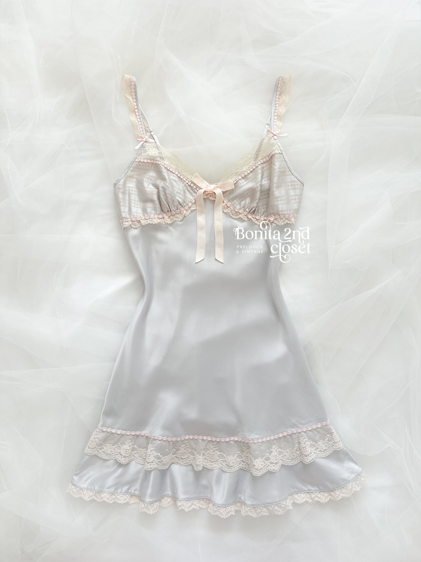 Pearl Satin Reverie Slipdress