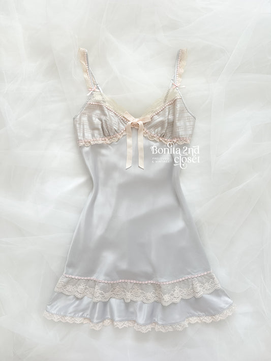 Pearl Satin Reverie Slipdress