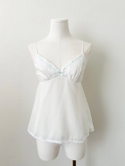 Stripe Mint Daisy Camisole