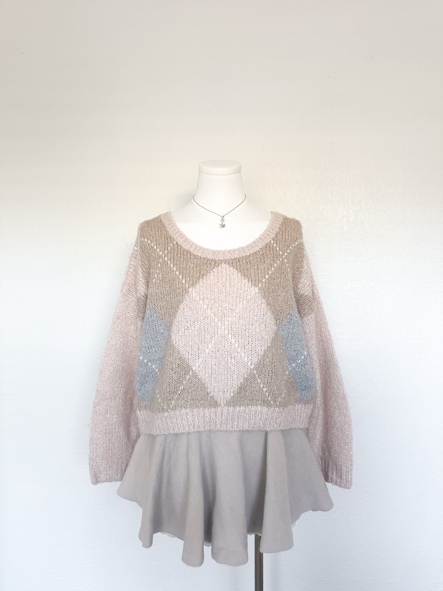 Lizlisa Vanilla Frost Knit Sweater
