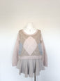 Lizlisa Vanilla Frost Knit Sweater