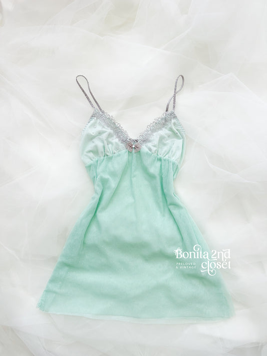 Seafoam Melody Babydoll Slip