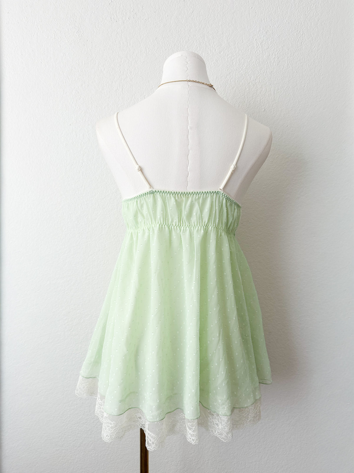 Mint Lullaby Babydoll Slip